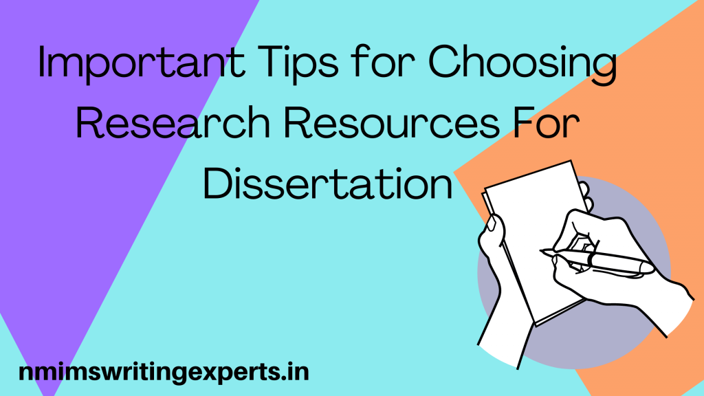 resources required for dissertation